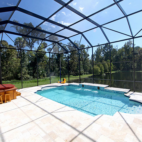 Pool Deck Cleaning